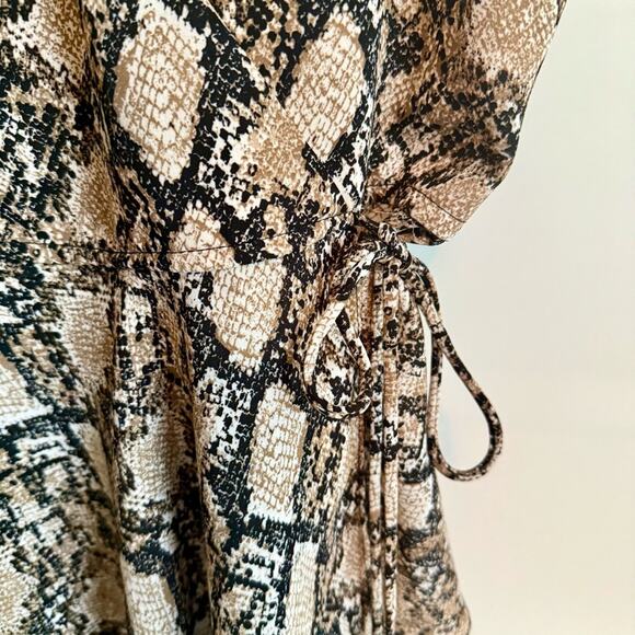 Maurices Size Large Animal Print Camisole Tank Babydoll Y2K Fairy Dainty - Picture 6 of 9